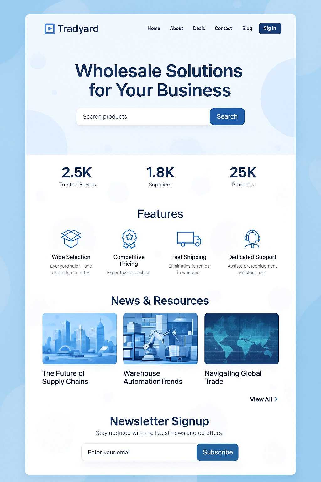 Global trade network article image